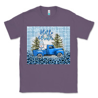 Lavender hello winter snowman truck Classic Tee - AdoDesignShop