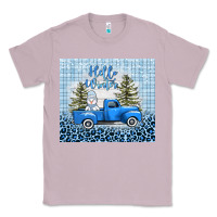 Lilac hello winter snowman truck Classic Tee - AdoDesignShop
