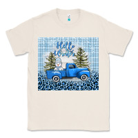 Natural hello winter snowman truck Classic Tee - AdoDesignShop