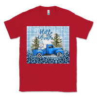 Red hello winter snowman truck Classic Tee - AdoDesignShop