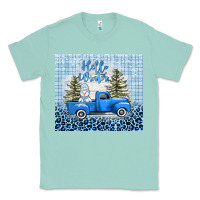 Hello Winter Snowman Truck Classic Tee | Teevron