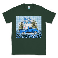 Sports Green hello winter snowman truck Classic Tee - AdoDesignShop