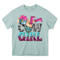 Arona cow girl Heavy Core Tee - texasbilliewilder