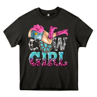 Asphalt cow girl Heavy Core Tee - texasbilliewilder