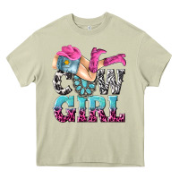 Mossy cow girl Heavy Core Tee - texasbilliewilder