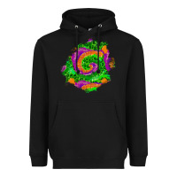 Black halloween patch  1 Heavyweight Hoodie - BundleAndBundleShop