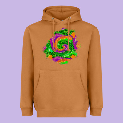 Halloween Patch  1 Heavyweight Hoodie Designed By Bundleandbundleshop
