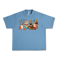 Pebble Blue cookie coffee cup Urban Heavy Tee - AdoDesignShop
