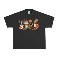 Pigment Black cookie coffee cup Urban Heavy Tee - AdoDesignShop
