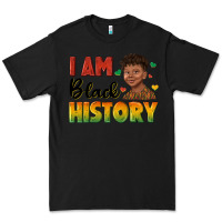Black i am black history with afro black boy Premium Tee - texasbilliewilder