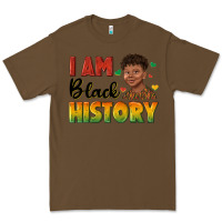 Cacao i am black history with afro black boy Premium Tee - texasbilliewilder