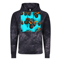 Monster Truck Pre Teen Seamless Pattern Vintage Hoodie | Teevron