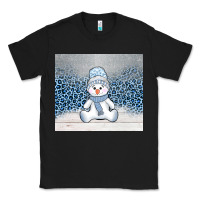Black winter snowman Classic Tee - AdoDesignShop