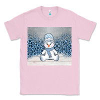 Bubblegum Pink winter snowman Classic Tee - AdoDesignShop