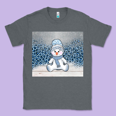 Winter Snowman Classic Tee Designed By Adodesignshop