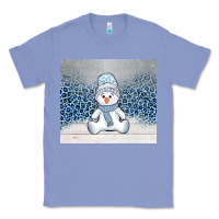 Colony Blue winter snowman Classic Tee - AdoDesignShop