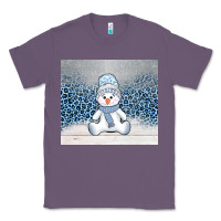 Lavender winter snowman Classic Tee - AdoDesignShop