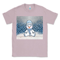 Lilac winter snowman Classic Tee - AdoDesignShop