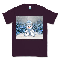 Plum winter snowman Classic Tee - AdoDesignShop