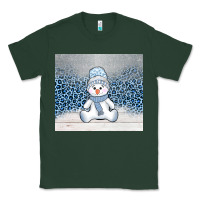 Sports Green winter snowman Classic Tee - AdoDesignShop