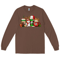 Chestnut Christmas snow coffee cups Long Sleeve Tee - Jasminsmagicworld