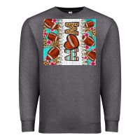 Charcoal Heather american football mom Premium Sweatshirt - LillyAllenDesigns