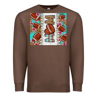 Chestnut american football mom Premium Sweatshirt - LillyAllenDesigns