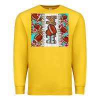 Lemon american football mom Premium Sweatshirt - LillyAllenDesigns