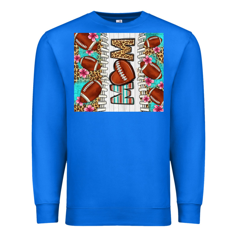 American Football Mom Premium Sweatshirt by LillyAllenDesigns | Teevron