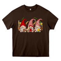 Chocolate Brown beer gnomes Heavy Core Tee - Zillion Design Studio