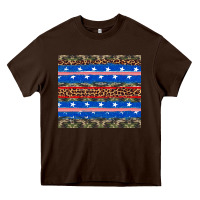 Chocolate Brown armed forces day Heavy Core Tee - Artiststas