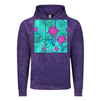 Cloud Purple mermaid tail seamless pattern Vintage Hoodie - HRA Design Shop