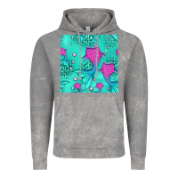 Cloud Rock mermaid tail seamless pattern Vintage Hoodie - HRA Design Shop