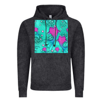 Vintage Black mermaid tail seamless pattern Vintage Hoodie - HRA Design Shop