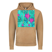 Vintage Camel mermaid tail seamless pattern Vintage Hoodie - HRA Design Shop