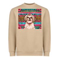 Mushroom shih tzu floral tumbler Heavyweight Sweatshirt - JahusDesignShop