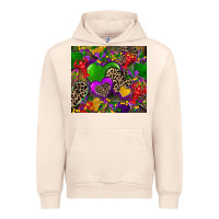 Sandshell mardi gras hearts Urban Hoodie - CowGirlArtShop