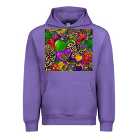 Tulip mardi gras hearts Urban Hoodie - CowGirlArtShop