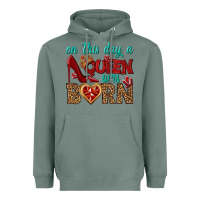 Sage on this day a queen was born Heavyweight Hoodie - BundleAndBundleShop