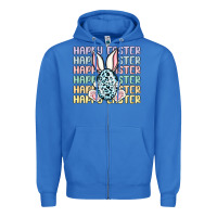 True Royal happy easter Zipper Hoodie - MaliasSmallBusiness