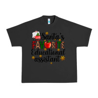 Pigment Black santa's favorite educational assistant Urban Heavy Tee - AdoDesignShop