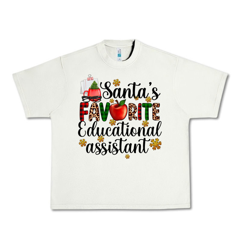 Santa's Favorite Educational Assistant Urban Heavy Tee by AdoDesignShop | Teevron