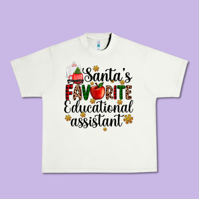 Santa's Favorite Educational Assistant Urban Heavy Tee Designed By Adodesignshop