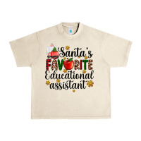 Sandshell santa's favorite educational assistant Urban Heavy Tee - AdoDesignShop