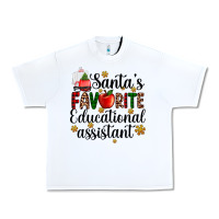 White santa's favorite educational assistant Urban Heavy Tee - AdoDesignShop