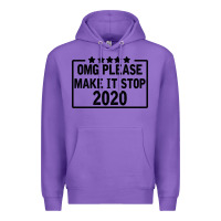 Purple Omg Please Make It Stop 2020 Premium Hoodie - Bettercallsaul