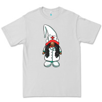 Dove Grey african american nurse gnome Premium Tee - BarkalooDesign