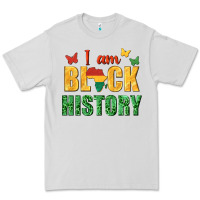 Dove Grey i am black history juneteenth Premium Tee - texasbilliewilder