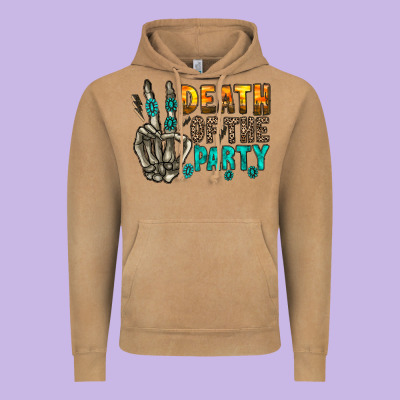 Death Of Party Vintage Hoodie Designed By Racoondesign