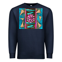Navy cheer mom Premium Sweatshirt - LillyAllenDesigns